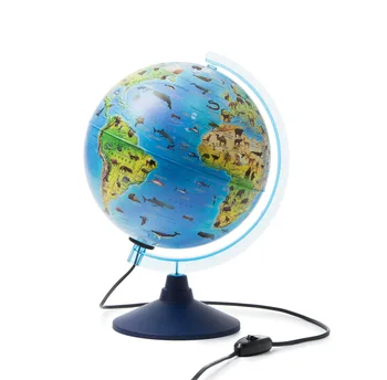 Globe Earth Zoological with illumination D = 25 cm
Globe Earth Zoological with illumination D = 25 cm