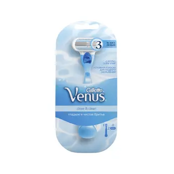 Female Venus shaving machine + replaceable cassettes 2 PCs
Female Venus shaving machine + replaceable cassettes 2 PCs