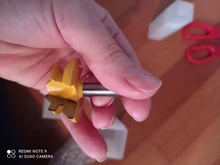 1Pc de 45 grados de bloqueo de broca para ranuradora de inglete 6mm 1/4 mango madera Tenon herramienta de corte de fresado perforación fresado para madera aleación de carburo