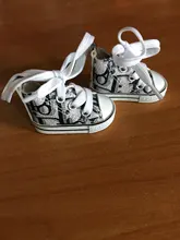 Tilda zapatillas de lona de 5,5 cm para muñecas Paola Reina Minifee Corolle,Toy Bjd Doll zapatos deportivos para EXO KPOP muñecos de peluche de juguete