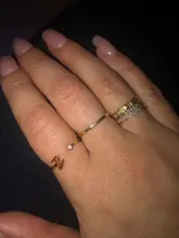A-Z de acero inoxidable para mujer, 26 anillos con letras, anillo de boda pequeño con alfabeto, anillos con iniciales de cristal, accesorios de joyería para dedo
