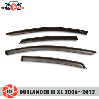 Window deflector for Mitsubishi Outlander II XL 2006-2012 rain deflector dirt protection car styling decoration accessories 
Window deflector for Mitsubishi Outlander II XL 2006-2012 rain deflector dirt protection car styling decoration accessories