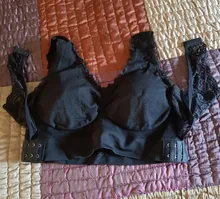 Encaje sexi sin costura sostén deportivo transpirable sólida Cruz lado hebilla Bra sujetador inalámbrico sujetadores push-up 3XL de talla grande para las mujeres