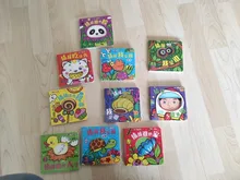 Libro con tapa 3D para niños, libro de ilustración bilingüe para niños, libro de cuentos chino para aprender, 2-4-6 años