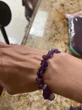 Brazalete de piedras de Gema naturales irregulares, cuentas de viruta elásticas, amazonita pepitas de, brazaletes de cristal de cuarzo rosa para mujer