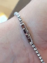 ZHOUYANG-pulsera de Zirconia cúbica para mujer, 4 colores de lujo, 4 garras, mosaico, Color plata, regalo de joyería, H095