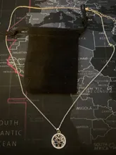 SODROV-collar con colgante de plata de ley 925 para mujer, joyería, Gargantilla, cadena, árbol de la suerte de la vida