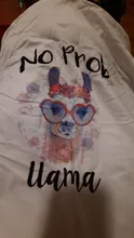 Hierba de barro dibujos de caballos impresión camiseta de las mujeres No hay problema Llama camiseta mujer pantalón corto Casual manga gráfico, Tops de verano, camisetas de mujeres