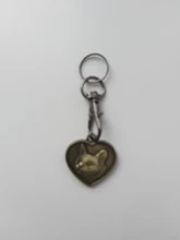 Placa de identificación con grabado gratis para perros y gatos, placa con nombre personalizada, antipérdida, con forma de corazón, colgante para Collar