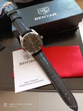 BENYAR-Reloj de cuarzo deportivo para Hombre, cronógrafo luminoso de marca de lujo, resistente al agua, japonés Miyata, nuevo, 2021