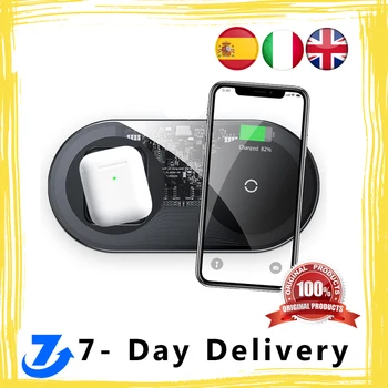 Baseus 15W Type-C Double Coils Qi Wireless Charger Fast Charging Pad Phone Charger Earphone Charger For Qi-enabled Smart Phone
Baseus 15W Type-C Double Coils Qi Wireless Charger Fast Charging Pad Phone Charger Earphone Charger For Qi-enabled Smart Phone