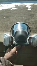 Máscara de gas 7 en 1 6800, mascarilla facial completa, respirador, pintura en aerosol, mascarilla de silicona