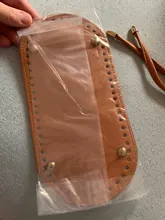 4 unids/set bolso hecho a mano conjunto de bolso de tela cubierta de correa de hombro bolso de cuero parte inferior para bolso de bricolaje bolso de hombro