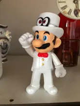 Figuras de acción de Super Mario bros, Mario Bros, Luigi, Odyssey, modelo de Anime de PVC