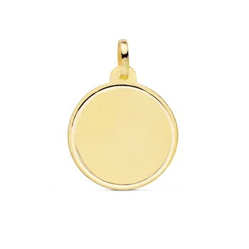 Pendant 9k gold disc 18mm. Sheet smooth round fence carved-Customizable-RECORDING INCLUDED IN THE PRICE
Pendant 9k gold disc 18mm. Sheet smooth round fence carved-Customizable-RECORDING INCLUDED IN THE PRICE