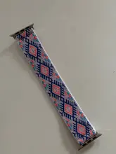 Correa de nailon elástico para Apple Watch, banda Bohemia de 42mm, 44mm, 38mm y 40mm para iwatch 6 SE 5 4 3