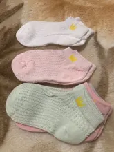 Calcetines cortos de algodón para bebés, calcetín delgado de malla, colorido, para verano, 5 pares, WMF043