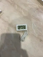 Mini termómetro Digital LCD de 1M para baño, medidor de temperatura de agua, nevera, enfriadores, color negro