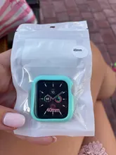 Para carcasa de reloj Apple 40mm 44mm Watch cuero, iWatch 42mm 38mm accesorio de silicona Protector de parachoques Apple watch Serie 3 4 5 se 6