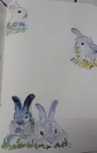 10 artista acuarela pinceles para pintar pincel acrílico plana y Punta Kit de pintura cepillo pluma pincel de Brochas pluma de dibujo de arte pintura de la mano