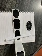 Etiquetas adhesivas para pizarra, rollo de 300 Uds. Para tarros de cocina, pegatinas extraíbles e impermeables para decoración del hogar