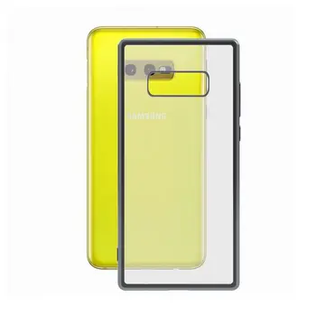 Mobile cover Samsung Galaxy S10e KSIX Flex Metal TPU Transparent Grey Metallic 
Mobile cover Samsung Galaxy S10e KSIX Flex Metal TPU Transparent Grey Metallic