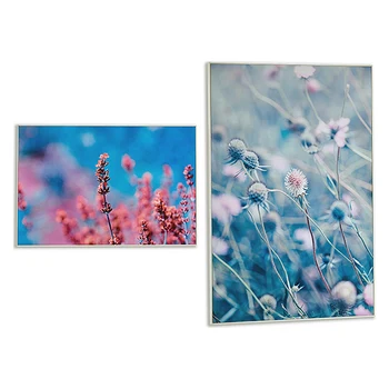 Canvas White Canvas Flowers (3 x 121,5 x 81,5 cm)