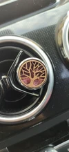 Clip Perfume Locket Essential-Oil Car-Air-Freshener Natural-Wood C011