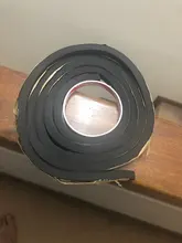 Cinta de goma de espuma de esponja negra EVA, 5MM, 8MM, 10MM de grosor, fuerte adherencia, tira de sellado anticolisión