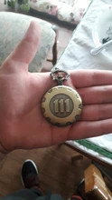 Retro Fallout 4 Cámara 111 reloj de bolsillo de cuarzo de moda electrónica juego de reloj COLLAR COLGANTE Fob regalo de reloj para hombres y mujeres