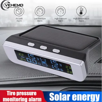 Vehemo Tire Pressure Monitoring System Three-Digit Display TPMS Alarm Systems Car Solar Power 4PCS Sensor Explosion Proof
Vehemo Tire Pressure Monitoring System Three-Digit Display TPMS Alarm Systems Car Solar Power 4PCS Sensor Explosion Proof