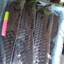 TOMO-trenzas de ganchillo senegalés para niños, 12 18, 12 raíces/paquete, extensiones de pelo trenzado sintético de ganchillo rojo degradado