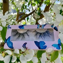 Pestañas de visón 3D, 20/50/100 pares, 100% libres de crueldad, hechas a mano, maquillaje para pestañas falsas naturales reutilizables