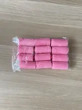 12 unids/set Rosa esponja suave cojín de espuma rodillos del pelo rulos salón de peluquería de rizos peluquería herramienta Kit de DIY
