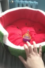 1pc Cute Kennel House Warm Cotton Watermelon Modeling Dog Bed Mat Sofa Pet Cat Bed