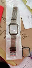 + Correa de reloj Apple apple Watch banda 44mm 40mm 42mm 38mm accesorios correa de silicona blanda transparente Apple watch Serie 6 iPhone 5 4 3