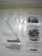 Agujas para adornos de cuentas, herramientas de acero inoxidable con apertura Central curvada, alfileres para hilo de cuentas, fácil fabricación de joyas, 5/1 Uds.