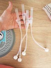 1 Conjunto de niños botella de paja de silicona líquida Sippy bebida accesorio de copa de los niños del bebé de reemplazo