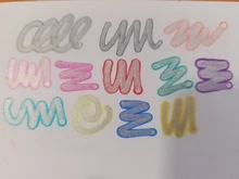 Rotuladores metalizados de doble línea para niños y adultos, rotuladores de pintura con brillo mágico, rotuladores de dibujo, suministros de aprendizaje de pintura artística