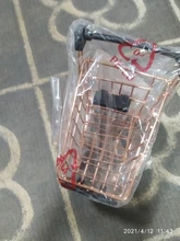 Mini carrito de la compra para niños, artículos de oficina, adornos de almacenamiento, 1 unidad