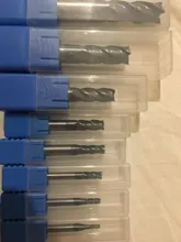 Cortador de fresado Hrc50 Endmill, aleación de acero de tungsteno, Cnc, Maching SHAZAM, herramientas de torno de fresado superior para acero de 1,0mm-12,0mm