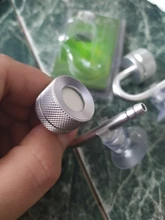 Difusor de CO2 para acuario, atomizador de tanque de peces, Reactor regulador con solenoide, sistema de CO2 para planta con ventosa plateada