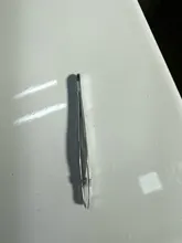 1 Uds cejas pinzas para vello profesional eliminación de vello de cejas pinzas de punta plana de herramienta de acero inoxidable conveniente pequeño No óxido