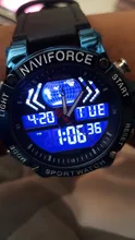 NAVIFORCE-relojes deportivos de lujo para hombre, pulsera de cuarzo con cronógrafo Digital, alarma, resistente al agua, militar, Masculino