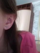 Pendientes de plata de ley 925 estilo europeo para mujer, aretes de oro de 14k para mujer, hoja de rama de olivo sencilla, joyería para estudiantes