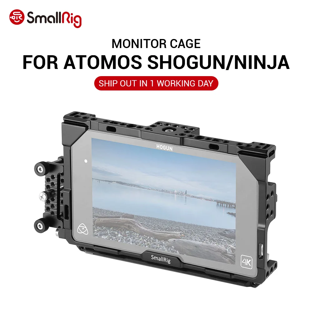 SmallRig Cage for Atomos Shogun Monitor and Ninja Assassin 7" Recording monitor--1788
SmallRig Cage for Atomos Shogun Monitor and Ninja Assassin 7" Recording monitor--1788