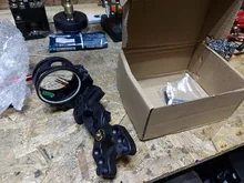 Kit de accesorios de combinación de arco compuesto, incluye flechas de arco de 3 pines, estabilizador de descanso, lazo trenzado, Honda, d-loop