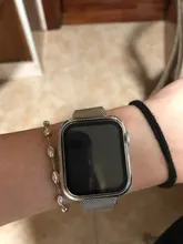 Correa de Metal de acero inoxidable para apple Watch, Correa delgada de 44mm, 40mm, 38mm, 42mm, Series 6 5 4 SE para iWatch 3 2 1