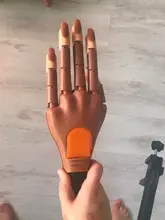 Mano de práctica profesional para manicura artística, puntas de uñas ajustables de plástico, herramienta de manicura DIY Flexible y suave, 100 Uds.