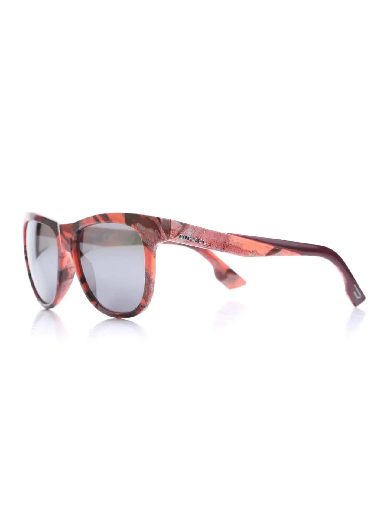 

Women's sunglasses dl 0076 68c bone color organic rectangle rectangular 56-16-145 diesel